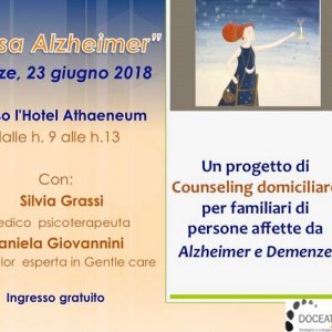 Casa Alzheimer – progetto di counseling domiciliare – 23 Giugno