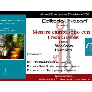 “Mentre cambi sono con te” – Presentazione a Livorno il 25 settembre