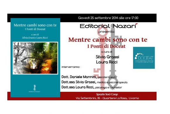 “Mentre cambi sono con te” – Presentazione a Livorno il 25 settembre