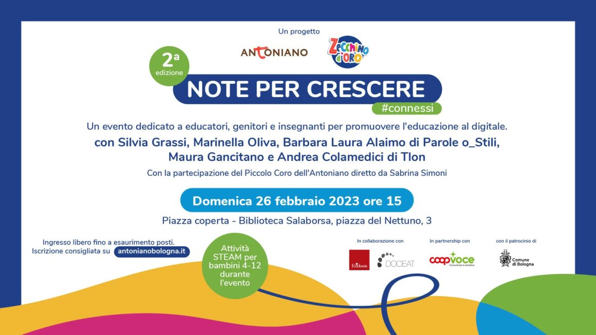 “Note per crescere #connessi” – Antoniano di Bologna