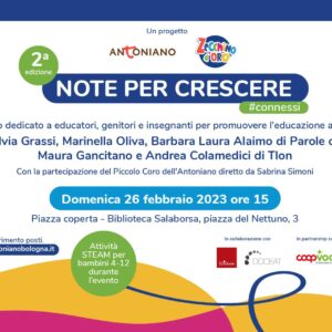 “Note per crescere #connessi” – Antoniano di Bologna
